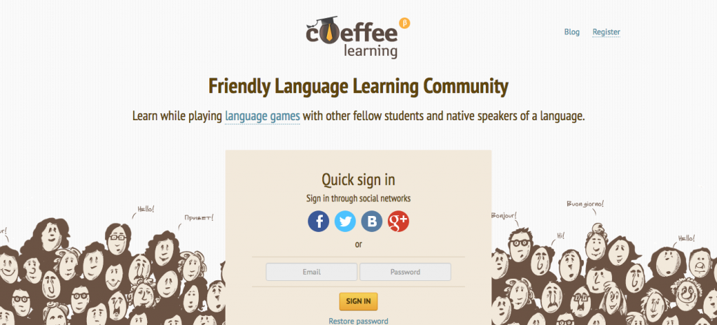 Coeffee.com-language-exchange