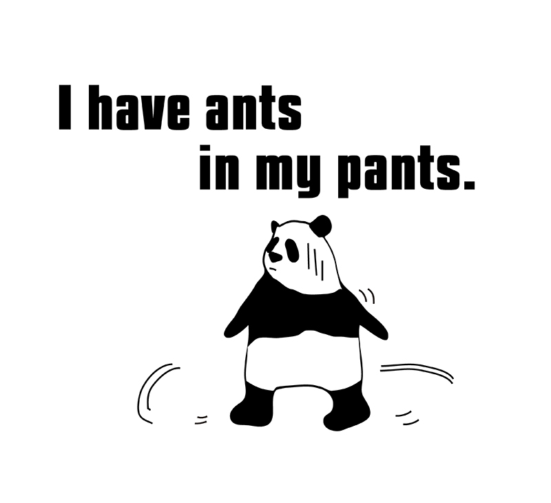 ants in my pantsのパンダの絵