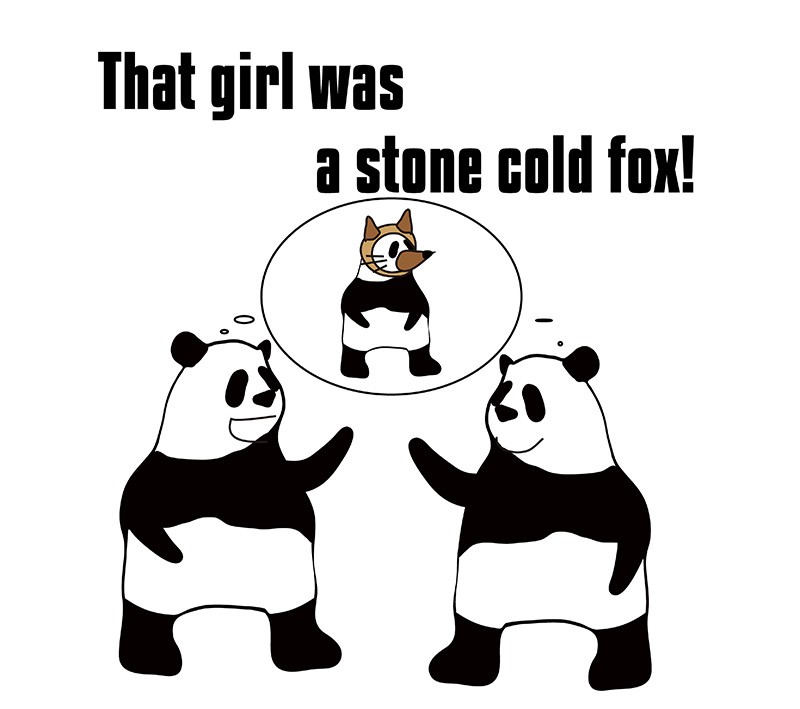 a stone cold foxのパンダの絵