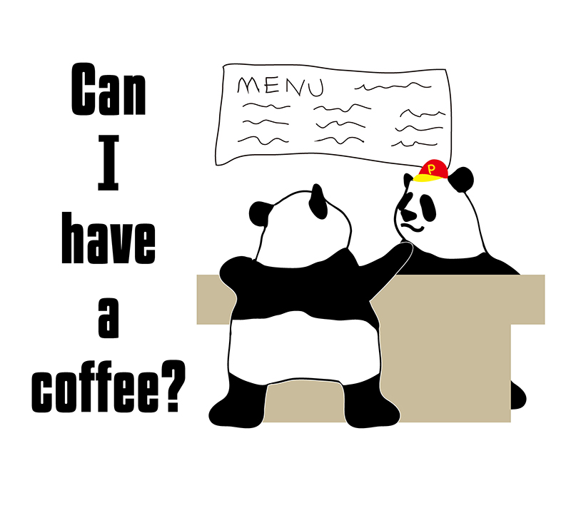 Can I have a coffee? 絵