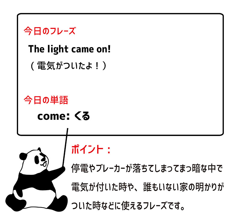 come on のフレーズ①