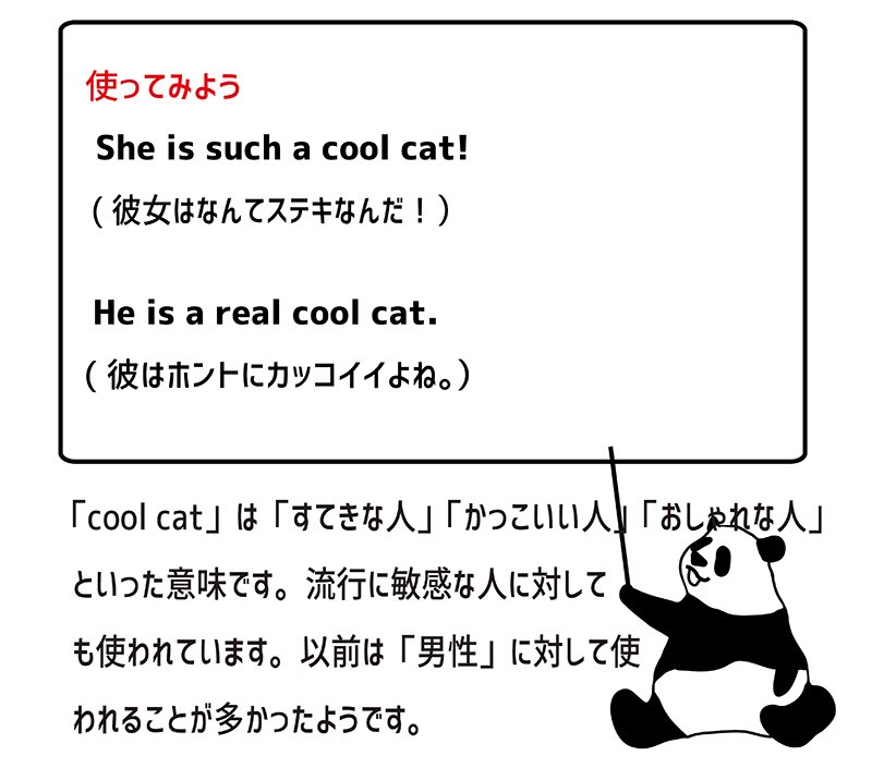 英語のイディオム Cool Catの意味と使い方 Eigo Lab
