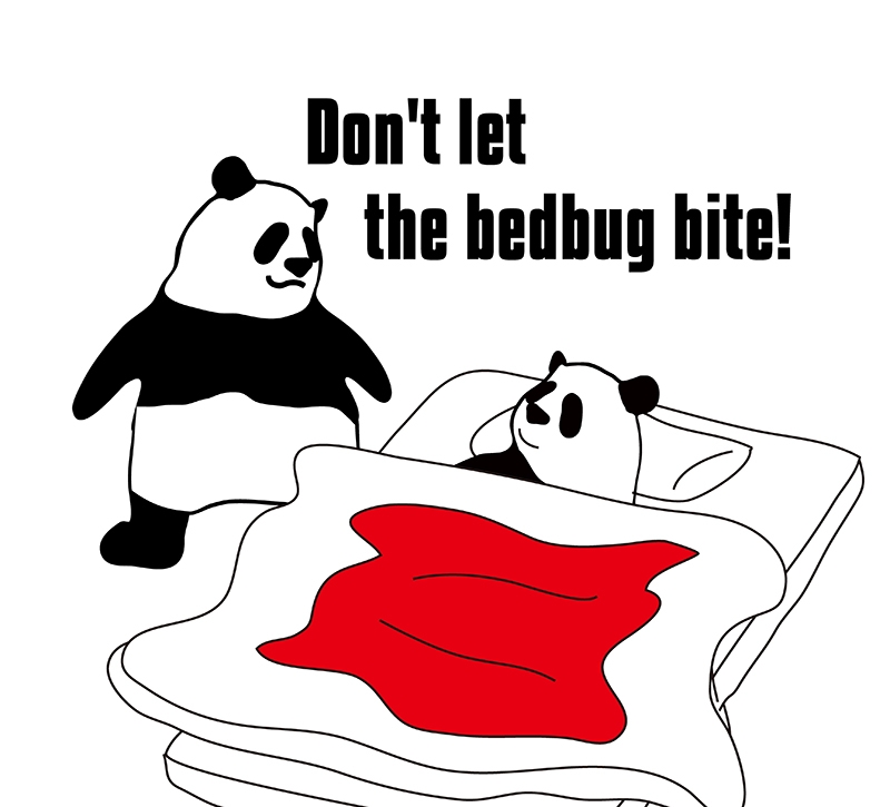 don't let the bedbug biteのパンダの絵