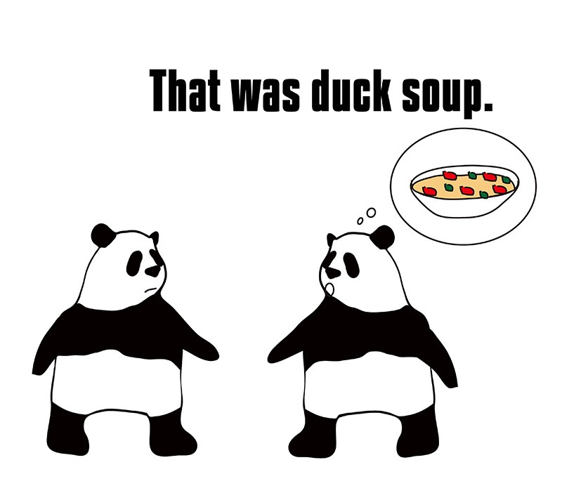 duck soupのパンダの絵