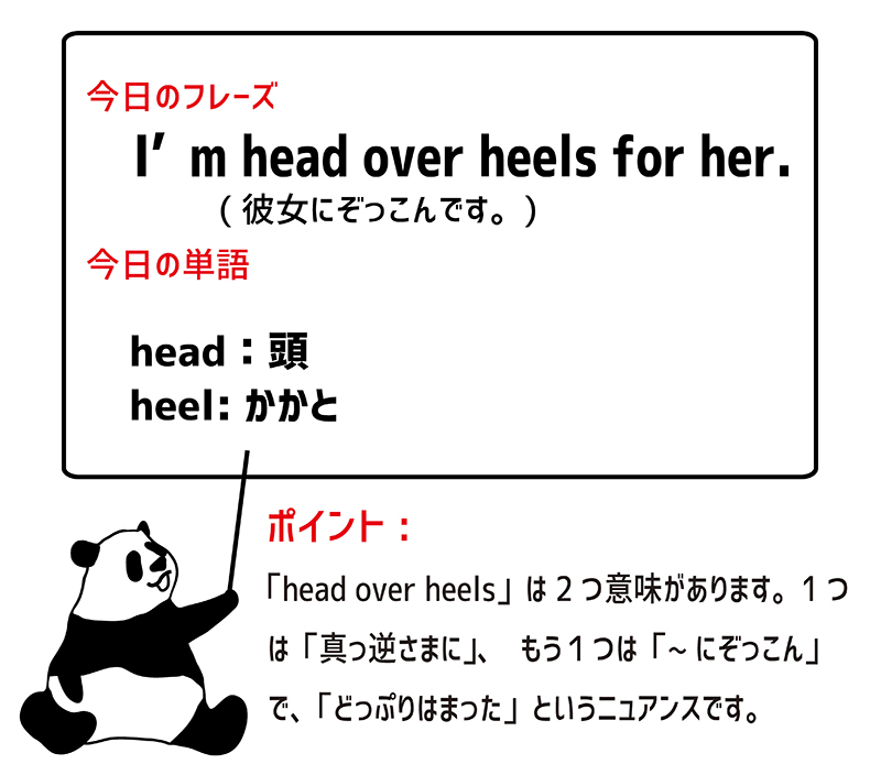 head over heelsの意味