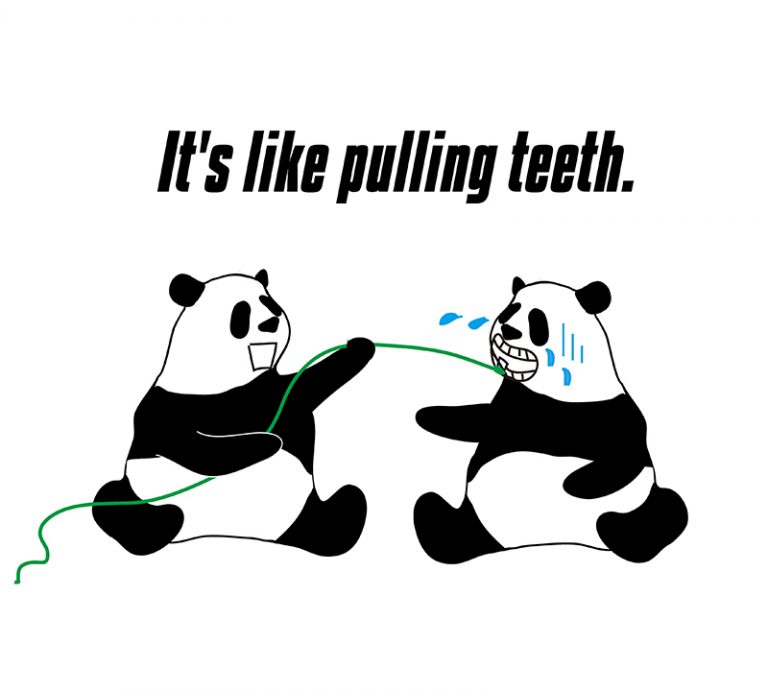 英語のイディオム：like pulling teethの意味と使い方 eigolab(えいご研）