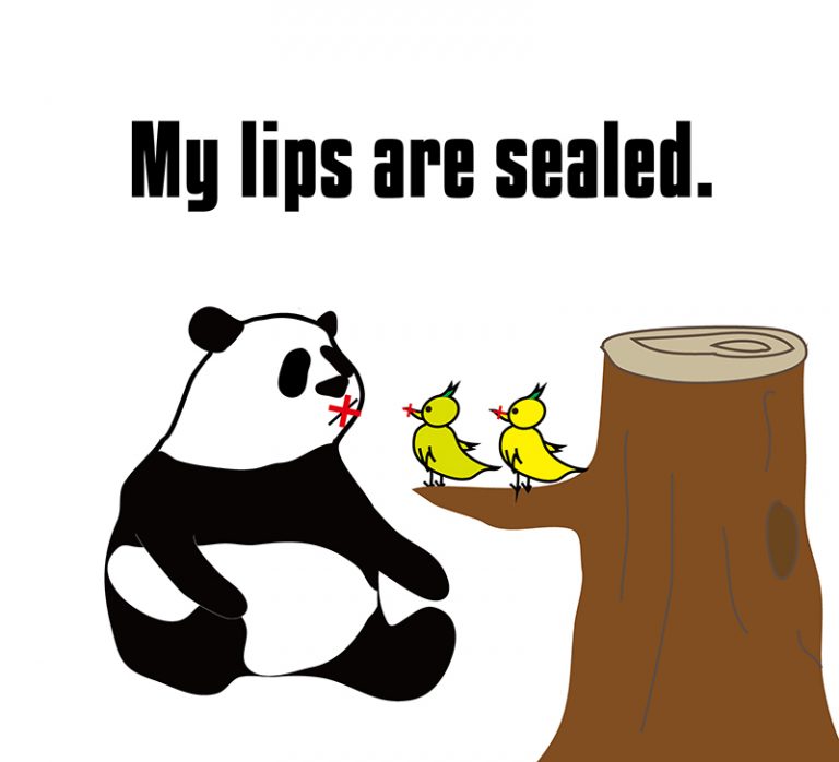 英語のイディオム：one’s lips are sealedの意味と使い方 eigolab(えいご研）