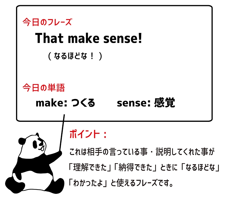 英語のイディオム Make Senseの意味と使い方 Eigo Lab えいごラボ