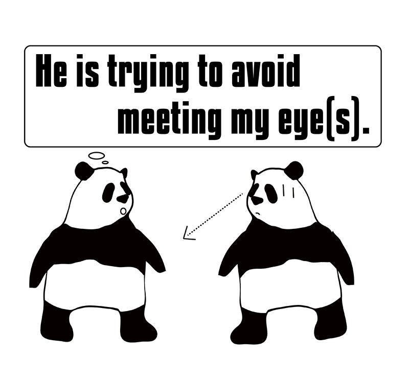 meet my eyeのパンダの絵