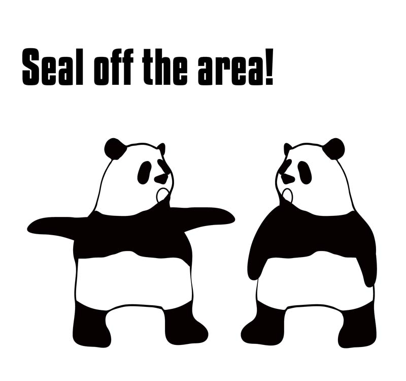 seal offのパンダの絵