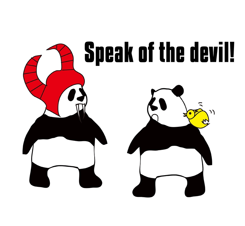 speak of the devilの意味