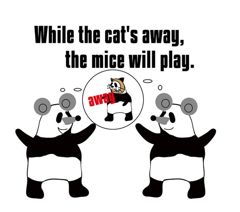 while the cat’s away the mice will playの意味と使い方 eigolab(えいご研）